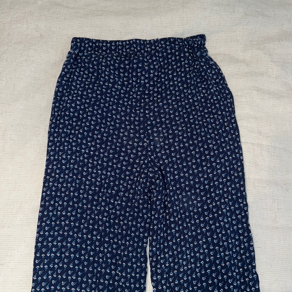 WAYF Patterned Blue Comfy Pants